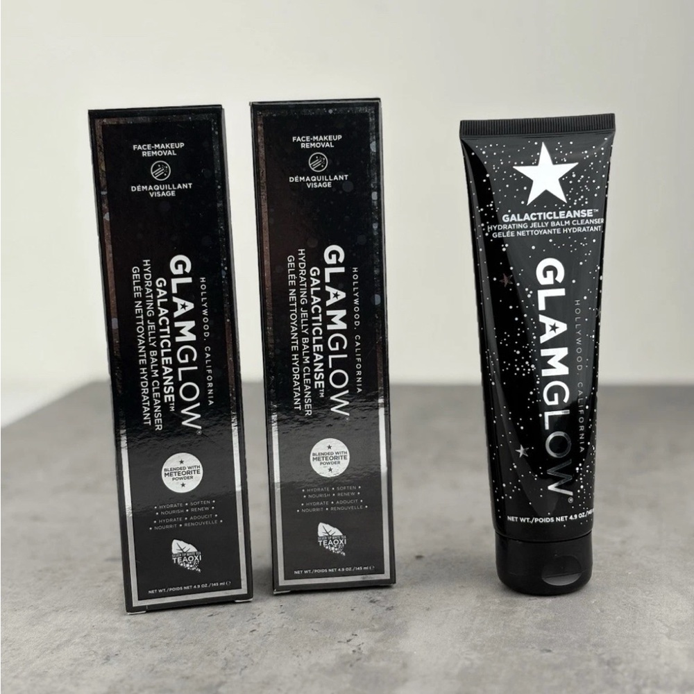 GLAMGLOW GALACTICLEANSE HYDRATING JELLY BALM CLEANSER 4.9 OZ LOT OF 2